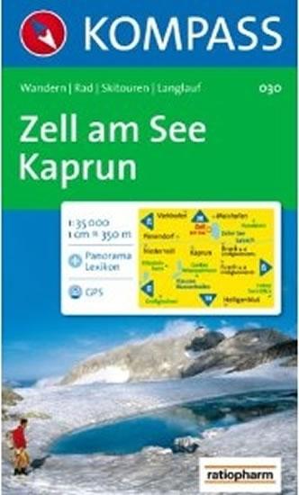 Kniha: Kompass 030 Zell am See 1:35t Kaprunautor neuvedený
