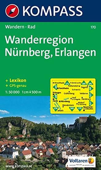 Kniha: Wanderregion Nurnberg 170 / 1:50T KOMautor neuvedený