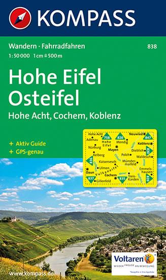 Kniha: Hohe Eifel,Osteifel 838 / 1:50T NKOMautor neuvedený