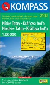 Nízké Tatry-Kráĺova hoĺa 2102 NKOM 1:50T