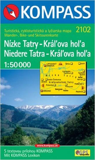 Kniha: Nízké Tatry-Kráĺova hoĺa 2102 NKOM 1:50Tautor neuvedený