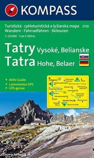 Kniha: Vysoké Tatry, Belianske  2130  NKOM 1:25Tautor neuvedený