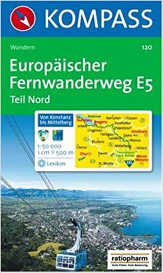 Kniha: Europäischer,Fernwanderweg E5Nord 120 / 1:50T NKOMautor neuvedený