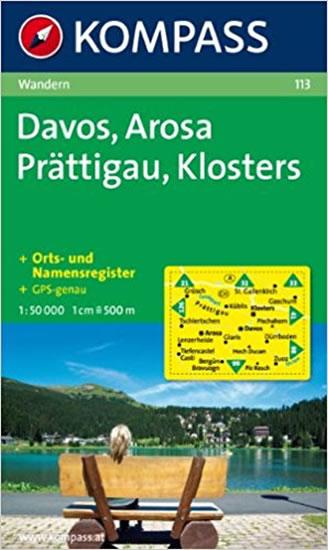 Kniha: Davos,Arosa,Prättigau,Klosters 113 / 1:50T NKOMautor neuvedený