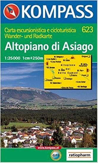 Kniha: Altopiano di Asiago 623 / 1:50T NKOMautor neuvedený