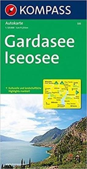 Kniha: Gardasee, Iseosee  335   NKOM  AK 1:125Tautor neuvedený