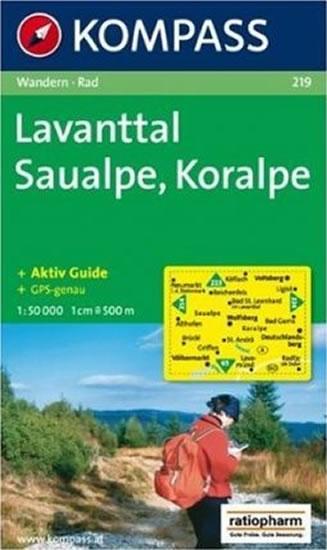 Kniha: Lavanttal Saualpe,Koralpe 219 / 1:50T NKOMautor neuvedený