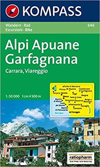 Kniha: Alpi Apuane,Garfagnana 646 / 1:50T KOMautor neuvedený