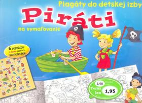 Kniha: Piráti Plagáty do detskej izby na vymaľovanieautor neuvedený