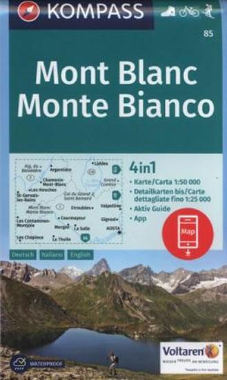 Kniha: Mont Blanc, Monte Bianco 85   NKOMautor neuvedený