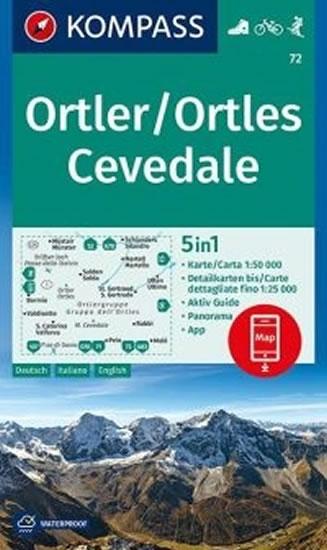 Kniha: Ortler/Ortlers - Cevedale  72   NKOMautor neuvedený