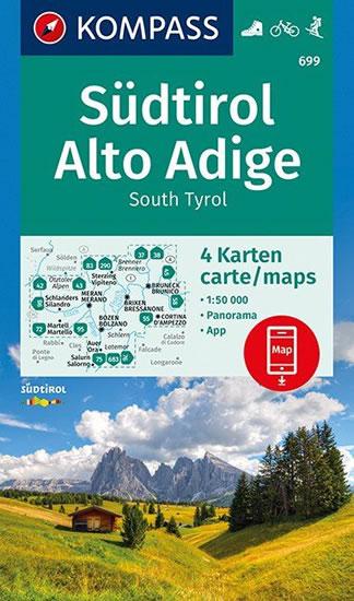 Kniha: Südtirol ( sada 4 mapy ) 699   NKOMautor neuvedený