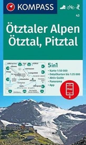 Kniha: Ötztaler Alpen, Ötztal, Pitztal  43  NKOMautor neuvedený