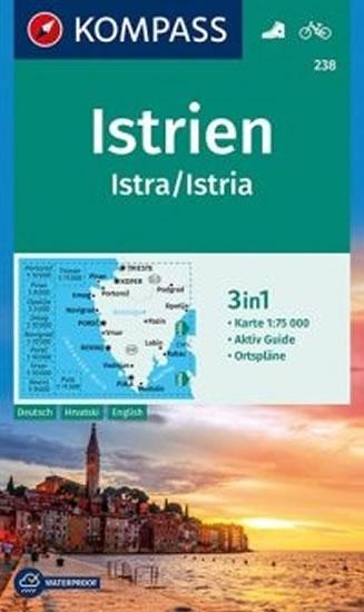 Kniha: Istrien/ Istra/ Istria  238    1:75T   NKOMautor neuvedený