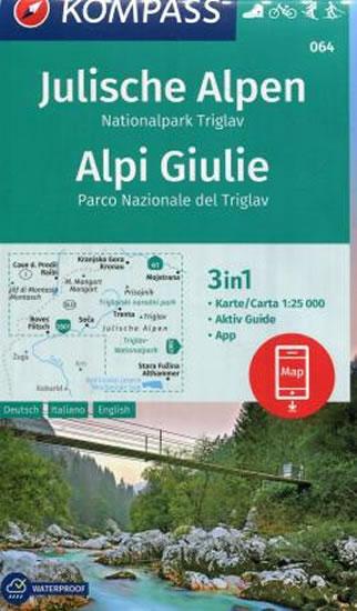 Kniha: Julische Alpen, Nationalpark Triglav  064  NKOM  1:25Tautor neuvedený