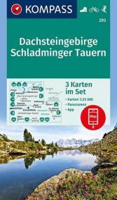 Dachsteingruppe, Schladminger Tauern (sada 3 map )  293  NKOM