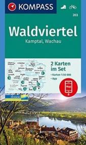 Waldviertel, Kamptal, Wachau (sada 2 map)  203  NKOM