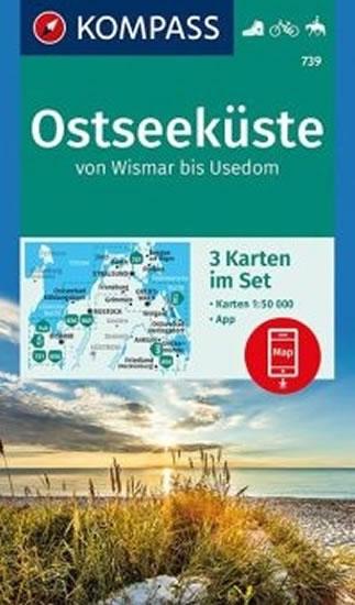 Kniha: Ostseeküste von Wismar bis Usedom (sada map) 739  NKOMautor neuvedený
