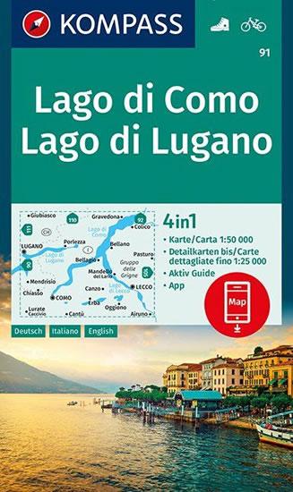 Kniha: Lago di Como, Lago di Lugano  91  NKOMautor neuvedený