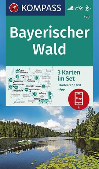 Kniha: Bayerischer Wald ( sada 3 map )  198  NKautor neuvedený