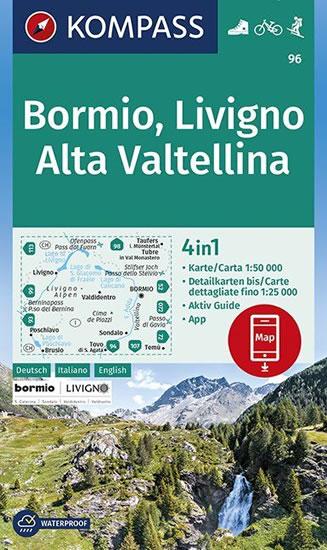 Kniha: Bormio, Livigno, Valtellina 96  NKOMautor neuvedený