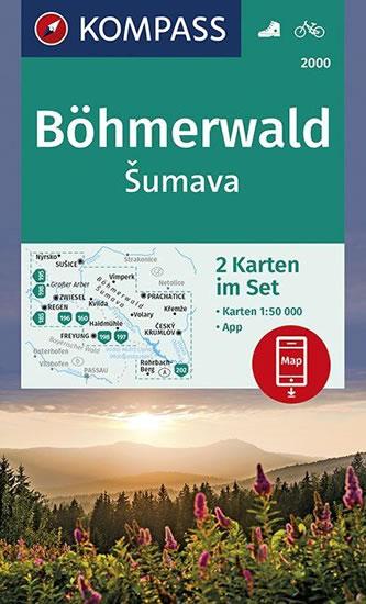 Kniha: Šumava soubor 2 map   2000   NKOM  1:50Tautor neuvedený