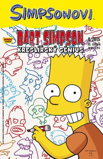 Kniha: Simpsonovi - Bart Simpson 8/2015 - Kreslířský génius - Groening Matt