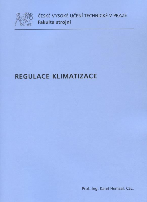 Kniha: Regulace klimatizace - Karel Hemzal