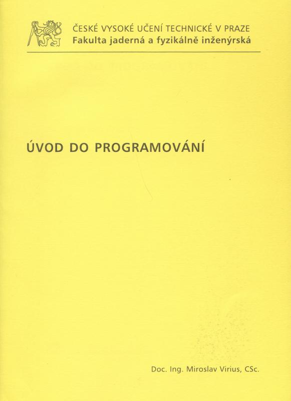 Kniha: Úvod do programování - Miroslav Virius