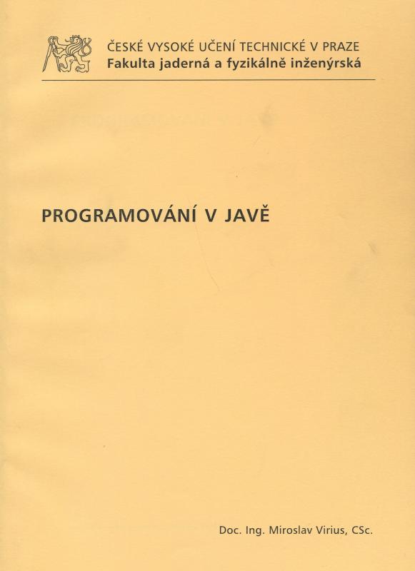 Kniha: Programování v Javě - Miroslav Virius