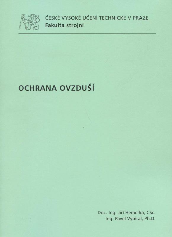 Kniha: Ochrana ovzduší - Jiří Hemerka