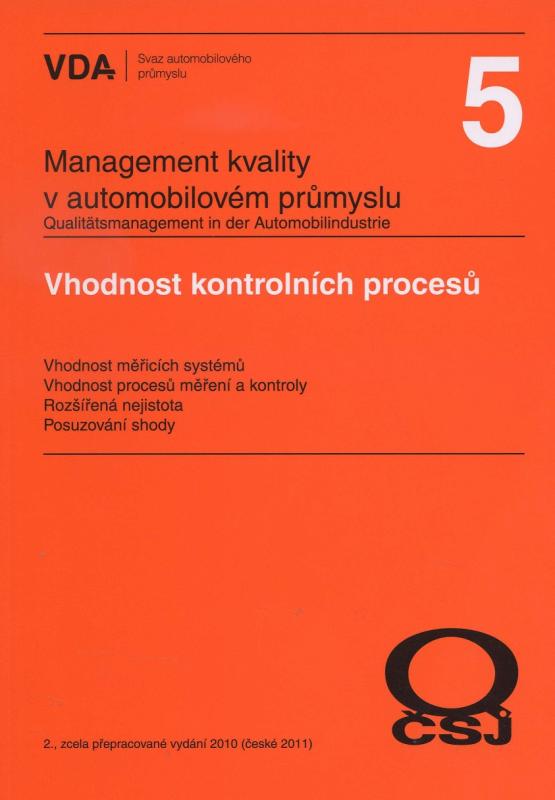 Kniha: Management kvality v automobilovém průmyslu VDA 5autor neuvedený