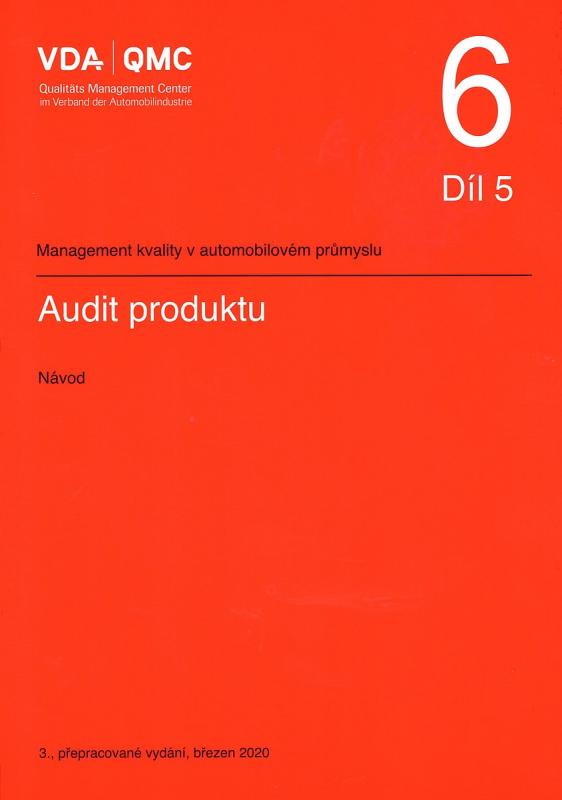 Kniha: VDA 6.5 - Audit produktuautor neuvedený