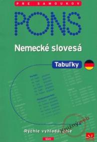 Nemecké slovesá - PONS - tabuľky