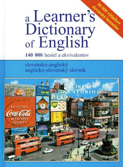 Kniha: A Learner´s Dictionary of English/slov.angl., angl.sloven.slovník - Caforio Aliberto