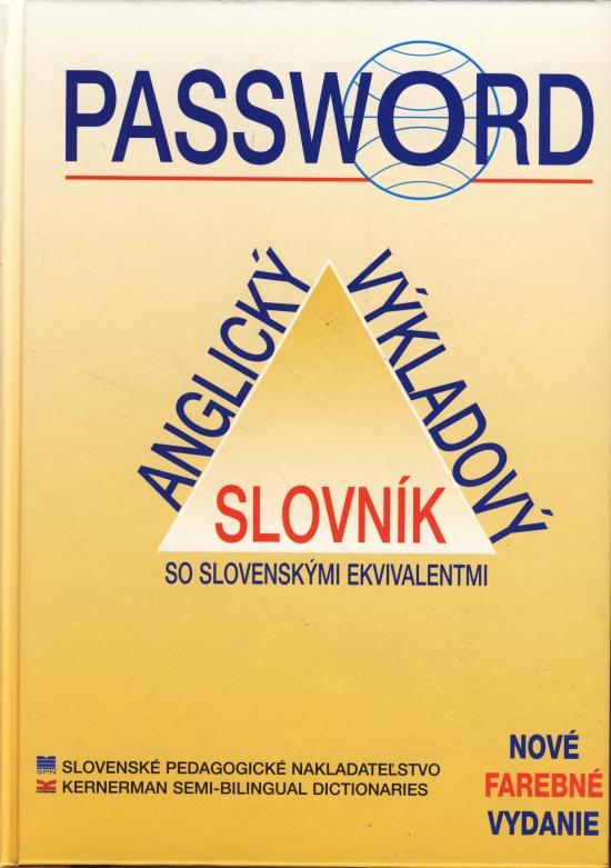 Kniha: Password-Anglický výkladový slovník so slovenskými ekvivalentmikolektív autorov
