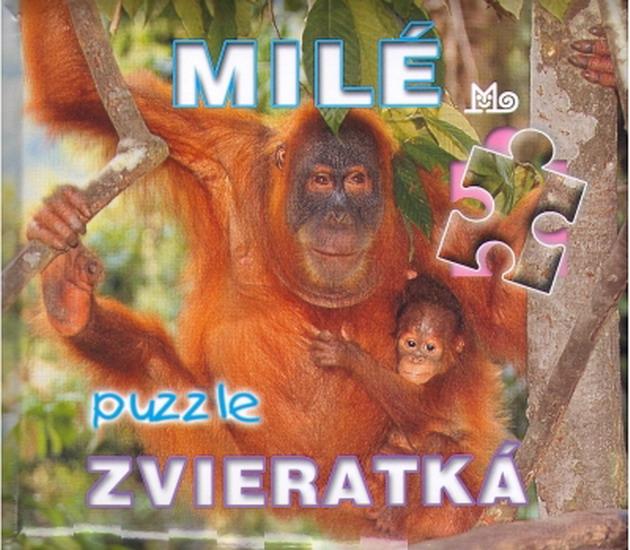 Kniha: Milé zvieratká - puzzleautor neuvedený