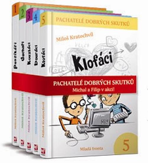 Kniha: Pachatelé dobrých skutků - komplet 5 knih - Kratochvíl Miloš