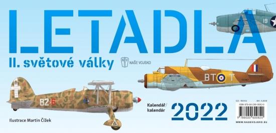 Kniha: K - Letadla II. světové války 2022  - stolový SK+CZ - Vojsko, M. Čížek Naše