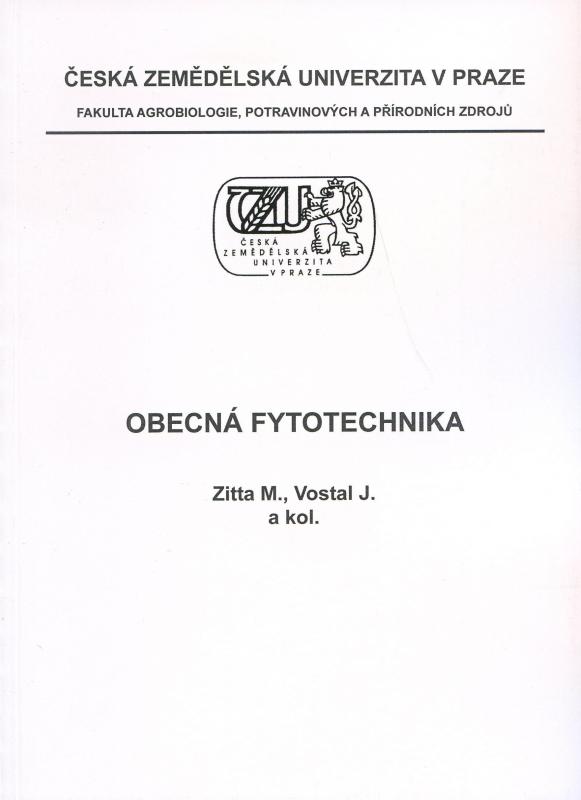 Kniha: Obecná fytotechnika - Zitta M. a kolektiv