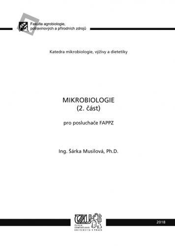 Kniha: Mikrobiologie (2. část) - Šárka Musilová