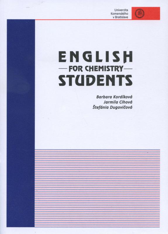 Kniha: English for Chemistry Students - Barbora Kordíková