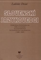 Kniha: Slovenskí jazykovedci - Ladislav Dvonč