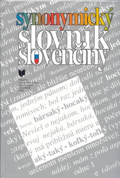 Kniha: Synonymický slovník slovenčinyautor neuvedený