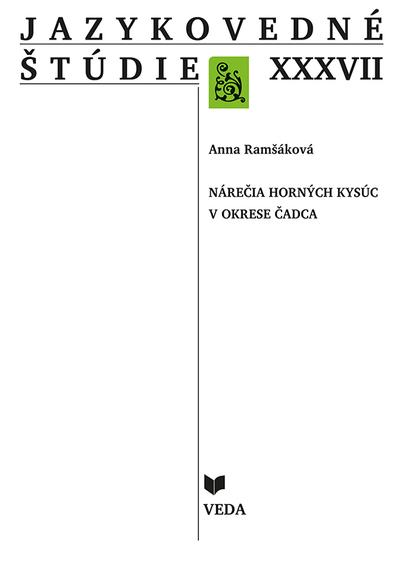 Kniha: Jazykové štúdie XXXVII. - Anna Ramšáková