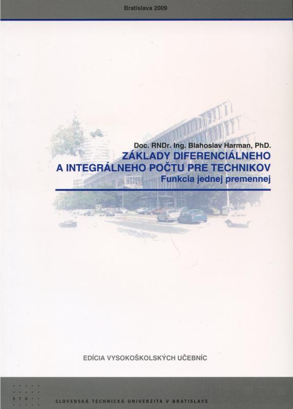 Kniha: Základy diferenciálneho a integrálneho počtu pre technikov - Harman