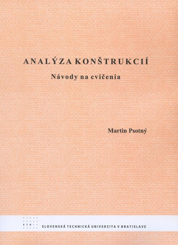 Kniha: Analýza konštrukcií - Martin Psotný