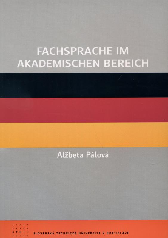 Kniha: Fachsprache im akademishen bereich - Alžbeta Pálová