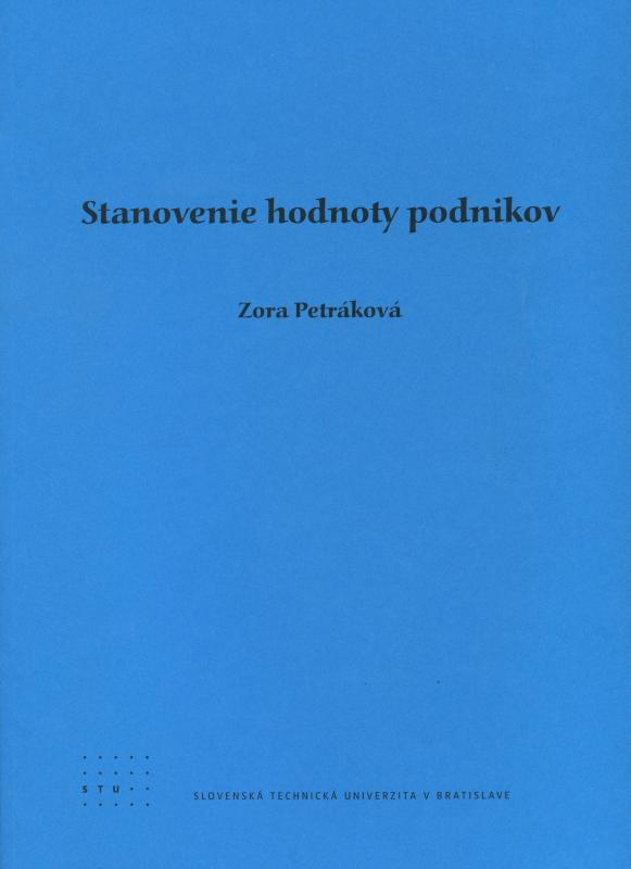 Kniha: Stanovenie hodnoty podnikov - Zora Petráková