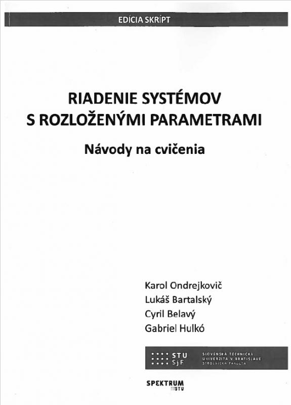 Kniha: Riadenie systémov s rozloženými parametrami - Gabriel Hulkó